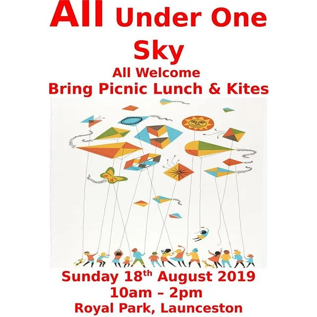ALL UNDER ONE SKY

10:00 am  2:00 pm

Royal Park Launceston,

18 August

#peacefestival #peacefestival19 #peace #peacemusic #tamarcommunitypeace