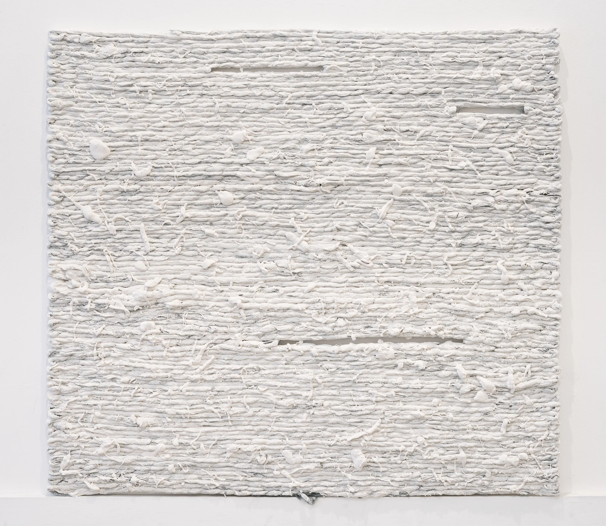  Title: Terra  Date: 2018  Medium: Drystone, acrylic rope  Dimensions: 32”H x 35”W  Location: Gallery Route One  Price History: NFS  Show History: Melting Point-Gallery Route One  Notes: 