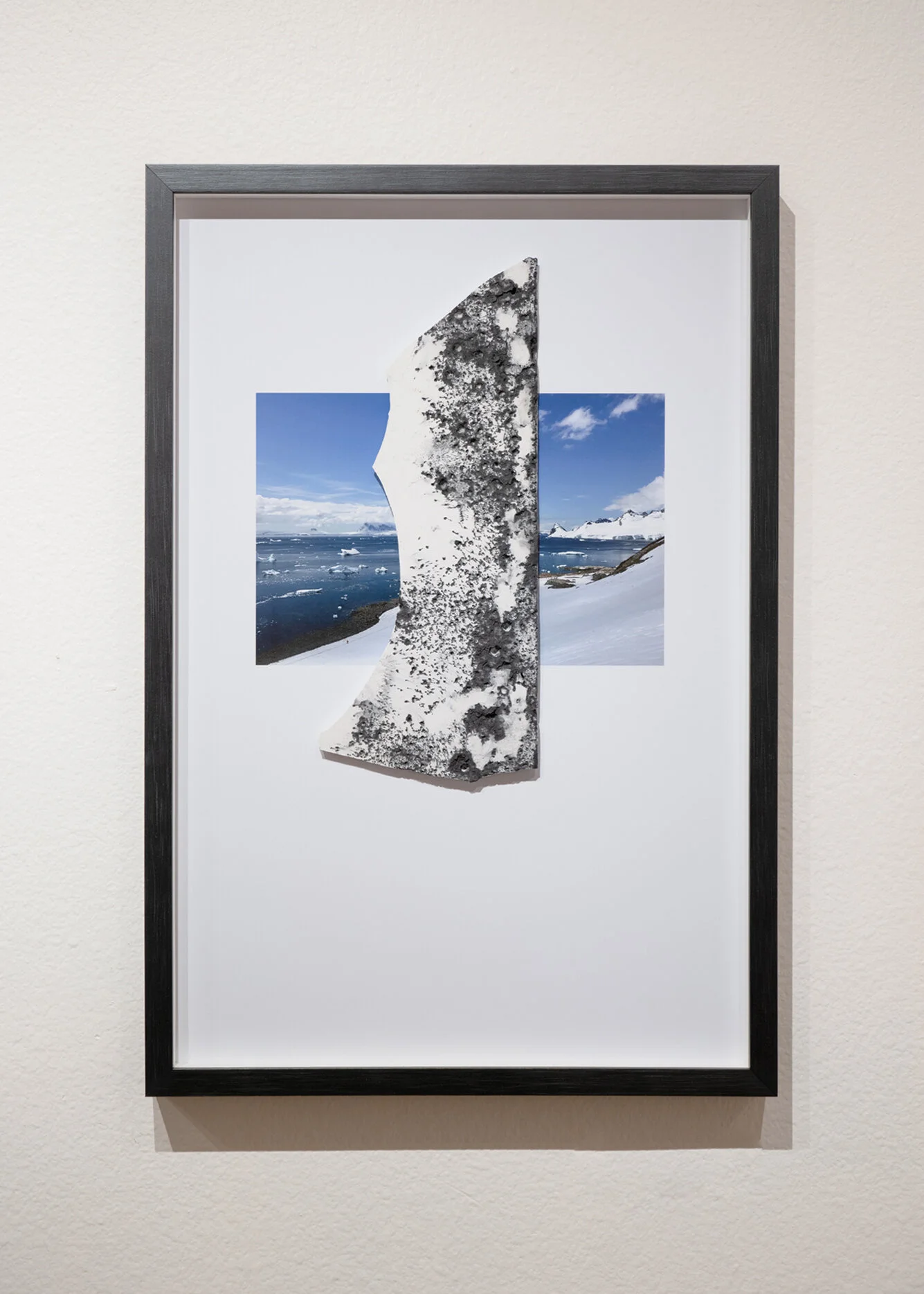  Ambient Interference, Stumbling Block  2019  Plaster, powder pigment, digital print   26” x 18”  $650   