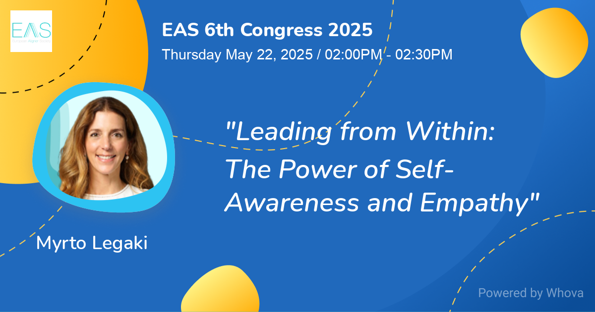 EAS 6th Congress 2025 Ομιλία “Leading from Within: The Power of Self-Awareness and Empathy”