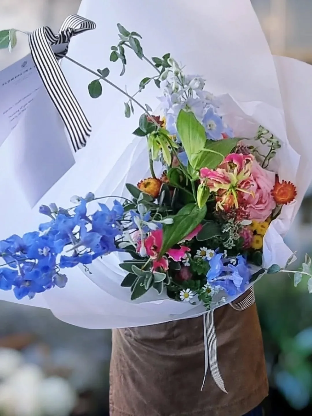 A condolence bouquet today