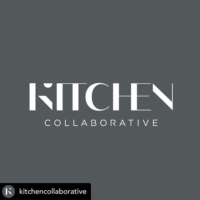 New logo I worked on for the ever exciting, always inspiring @kitchencollaborative 🖤