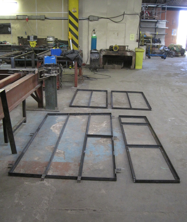 One of them has an opening light and we designed a little handle for it: