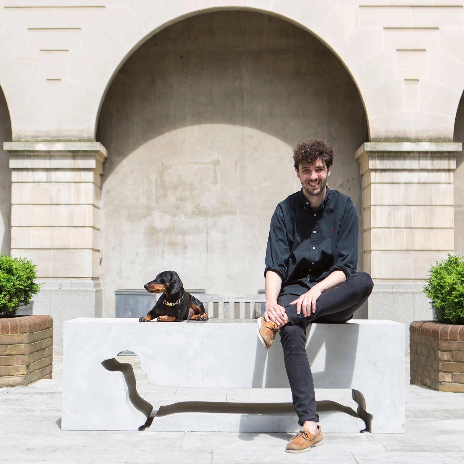 Patrick McEvoy Bench - Here Lies Geofrey Barkington