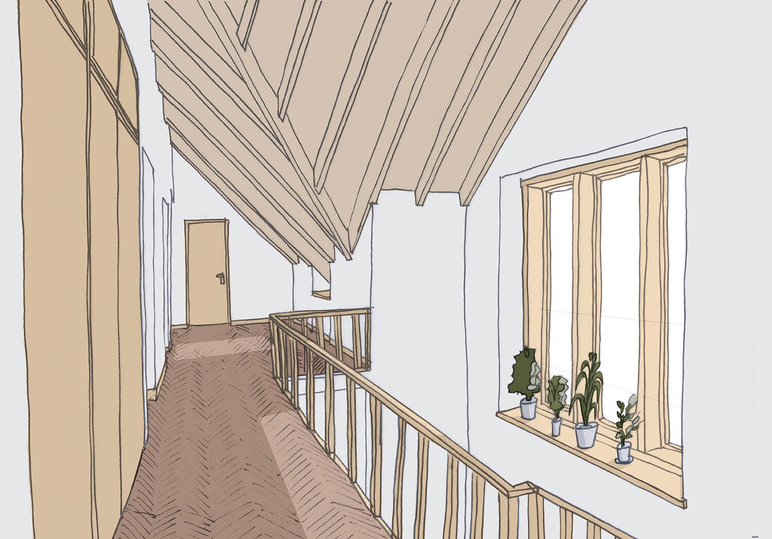 Cambridge-House-Retrofit-Passivhaus-prewett-bizley-architects-landing-sketch.jpg