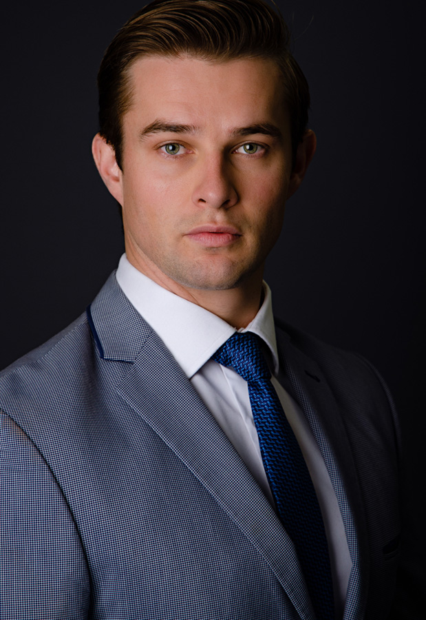 Corporate headshot image photographed in Brisbane office