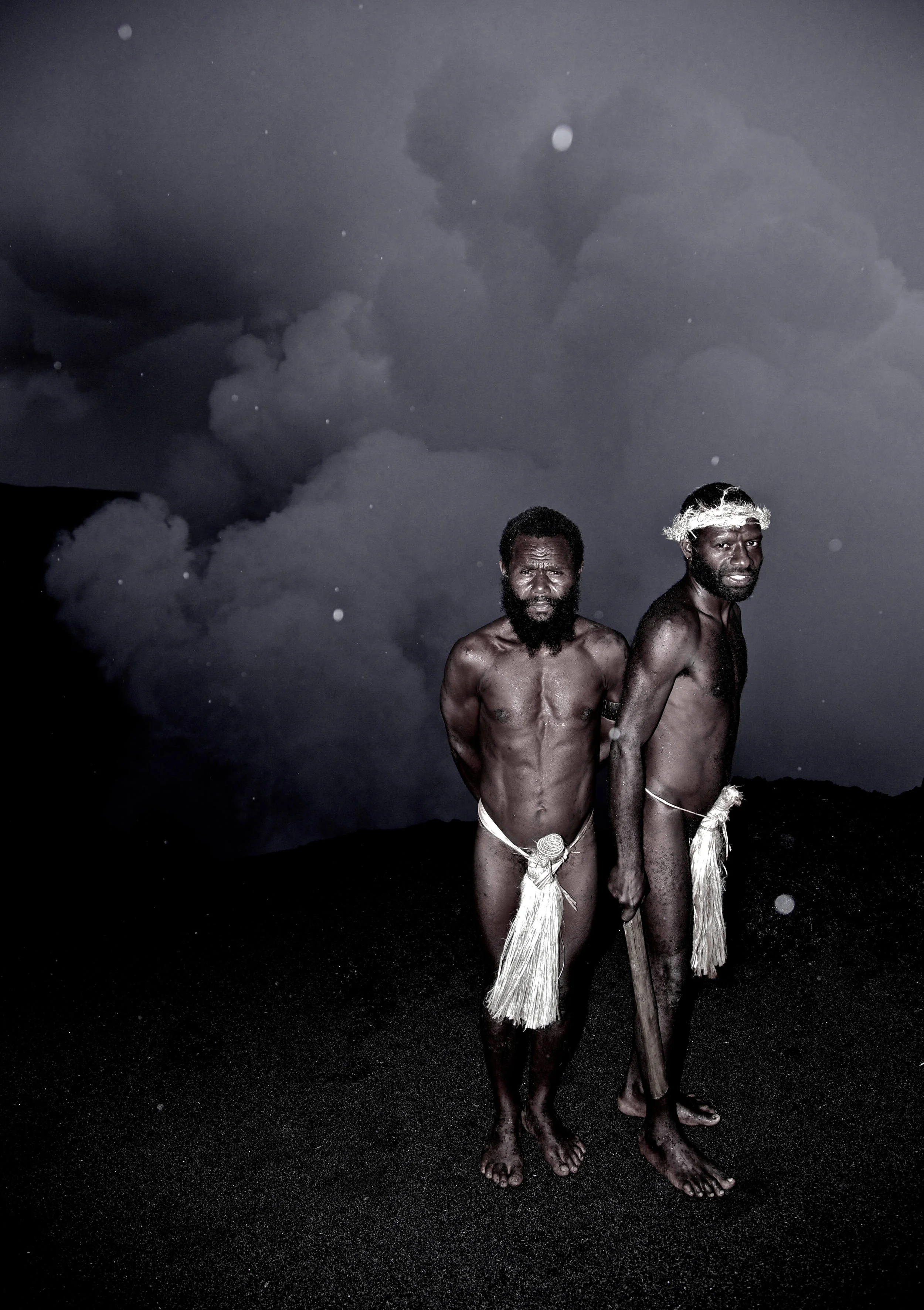 Men In Traditional Dress-Volcano/Vanuatu