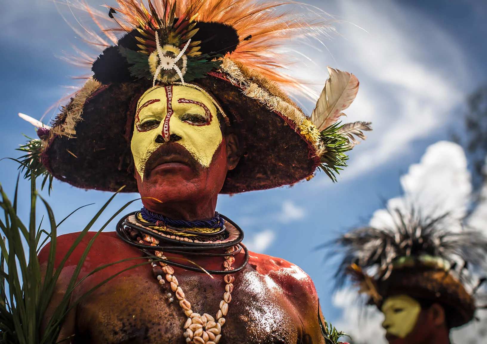 Man in Traditional Dress-Highlands/PNG