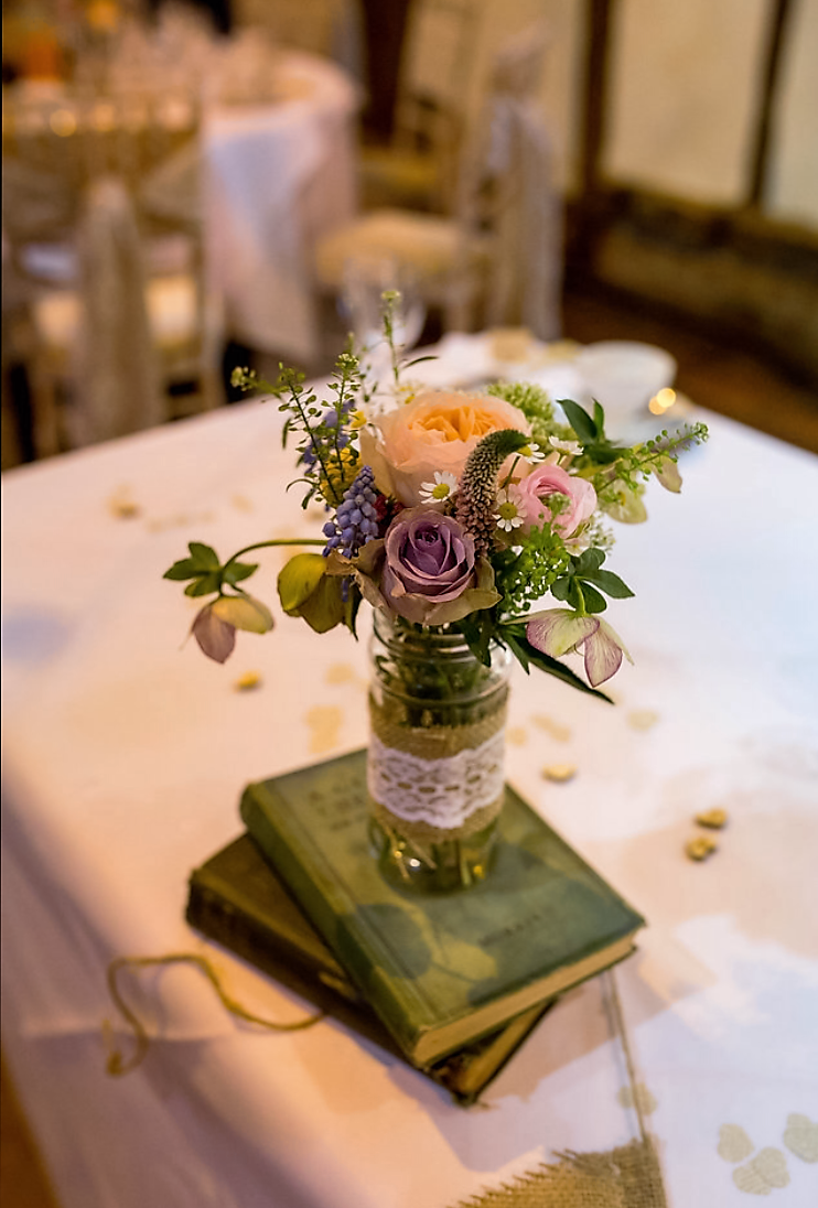 Inspiration - books and jars with flowers.PNG