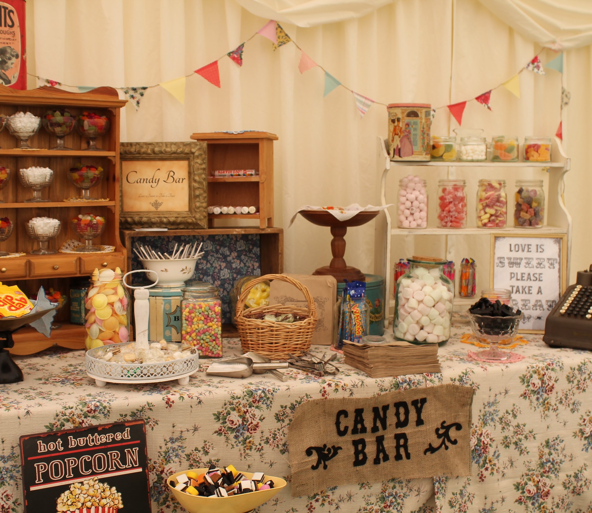 Self-Serve Bars — Dolly's Vintage Tea Party