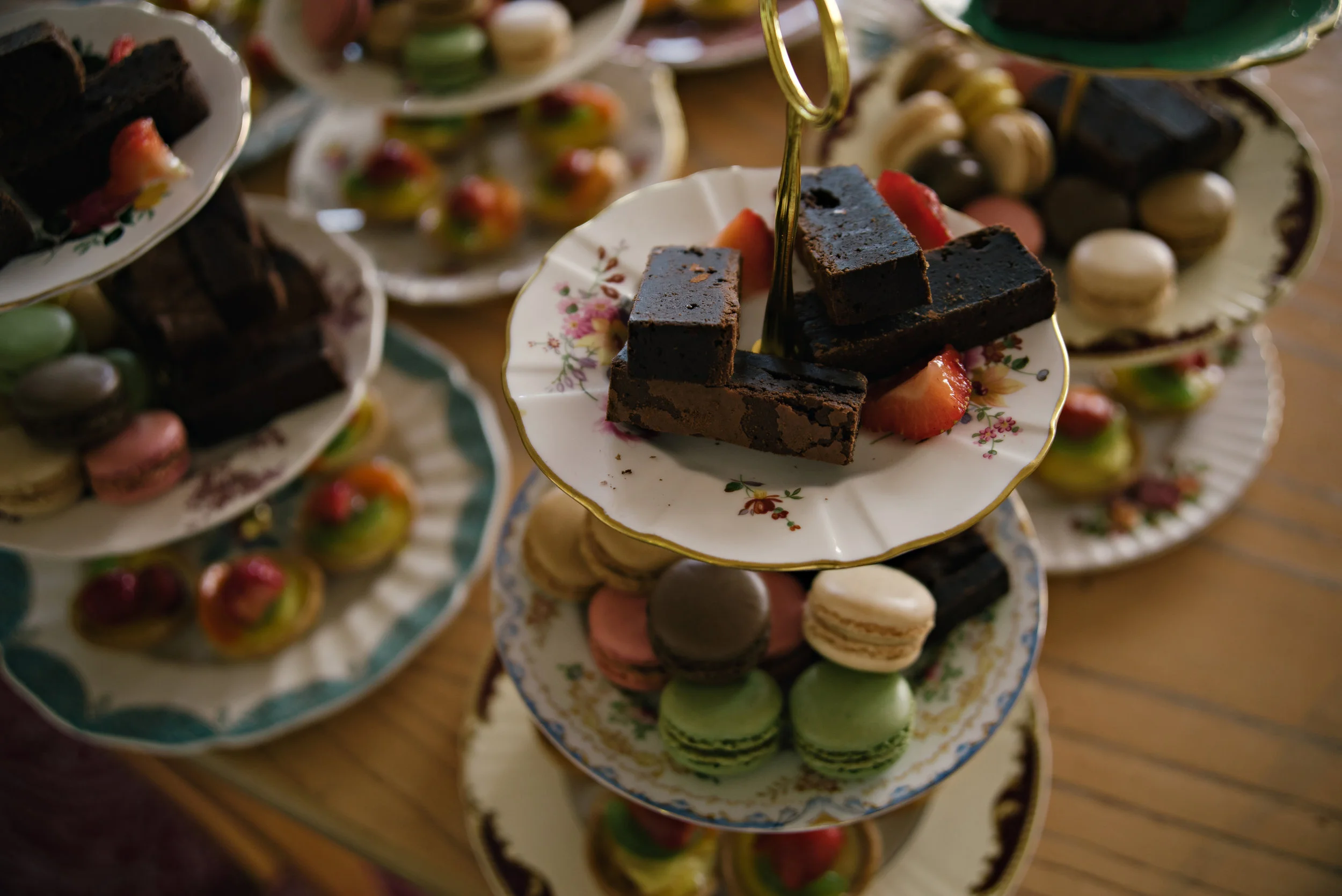 vintage cake stands
