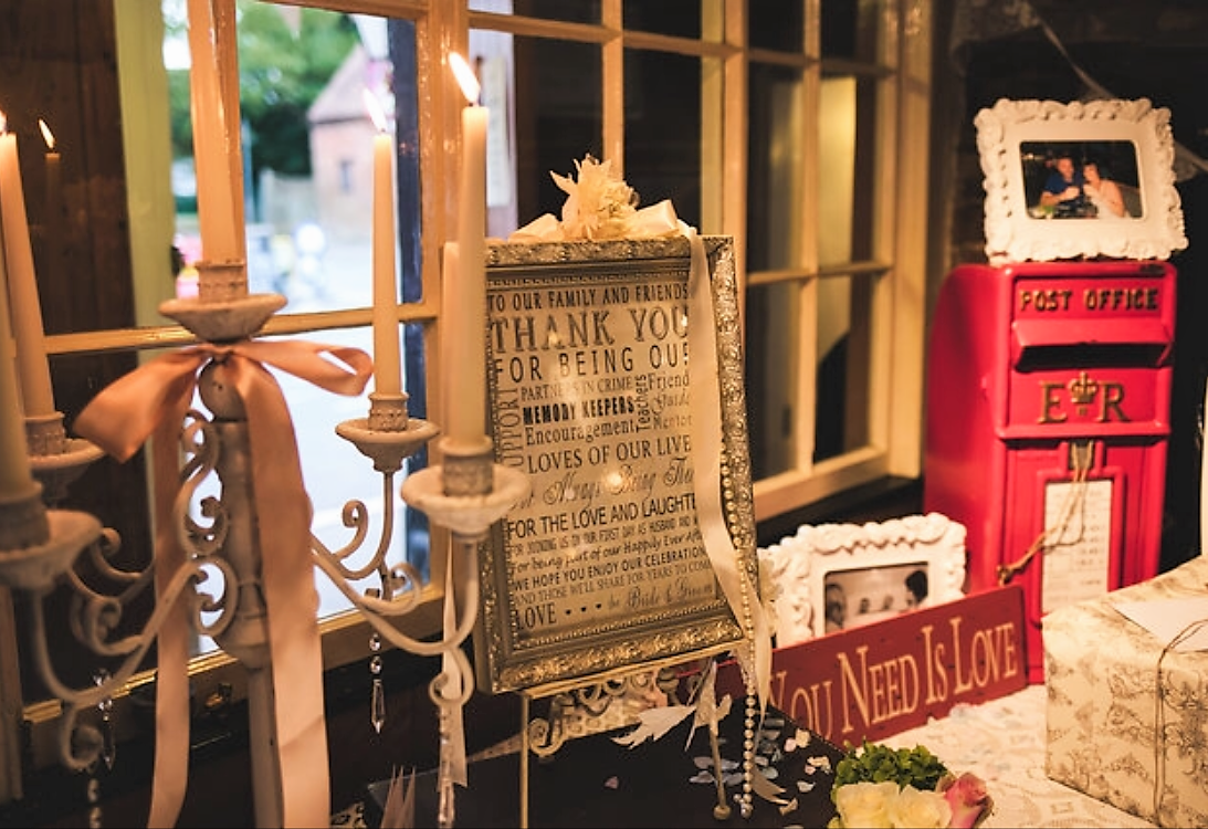 wedding welcome table 