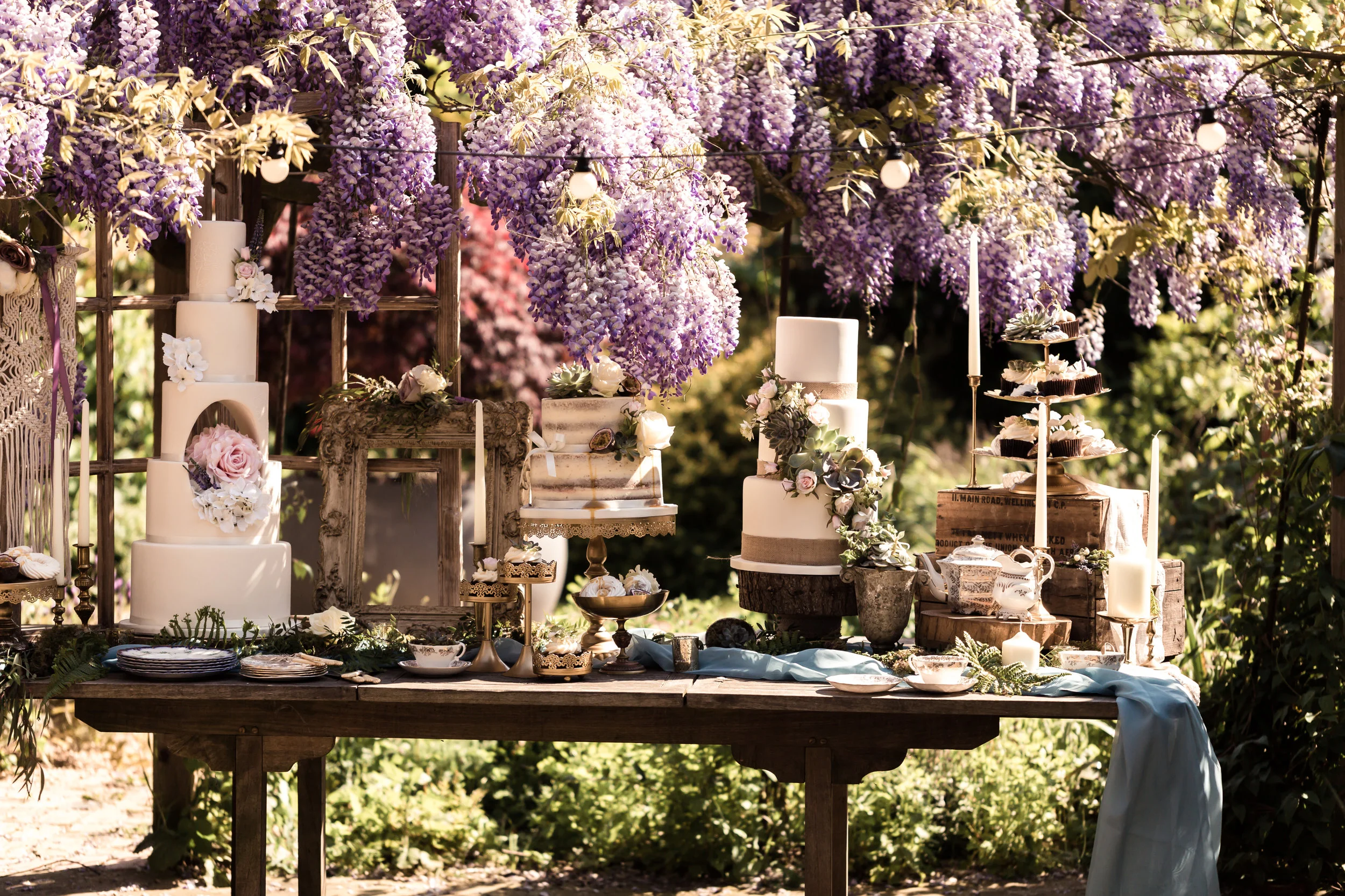 Let us design your cake table with a wow factor! Truly scrumptious...