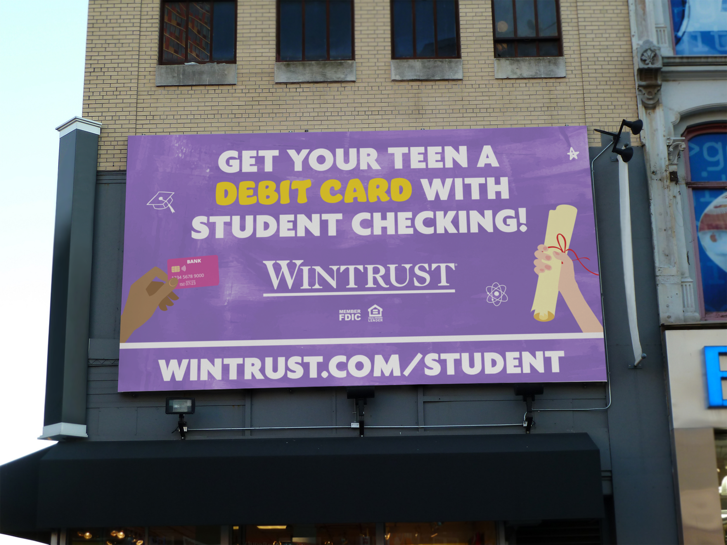 Wintrust Student Checking Campaign