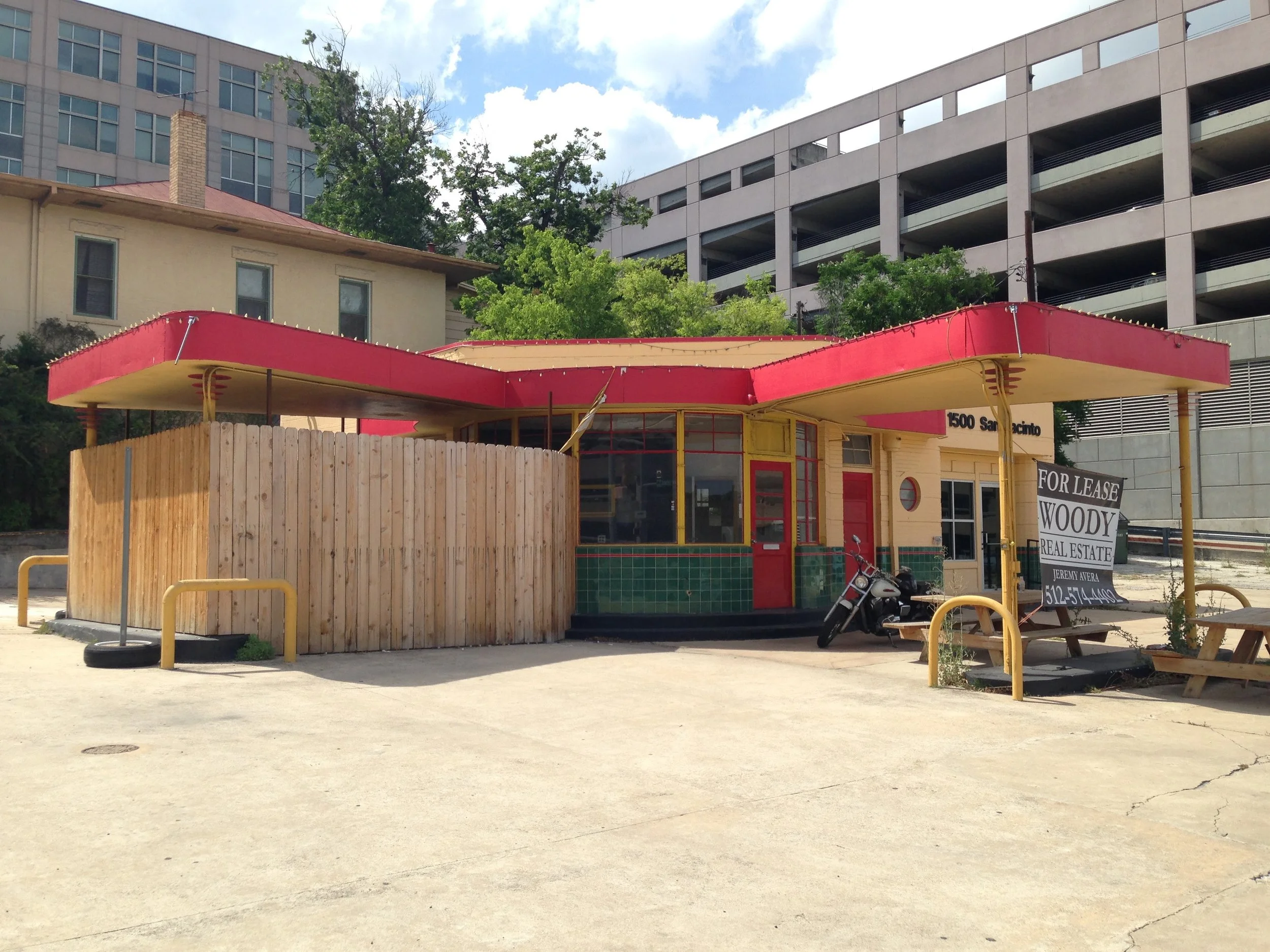 This is a shot of the building before the renovation began.