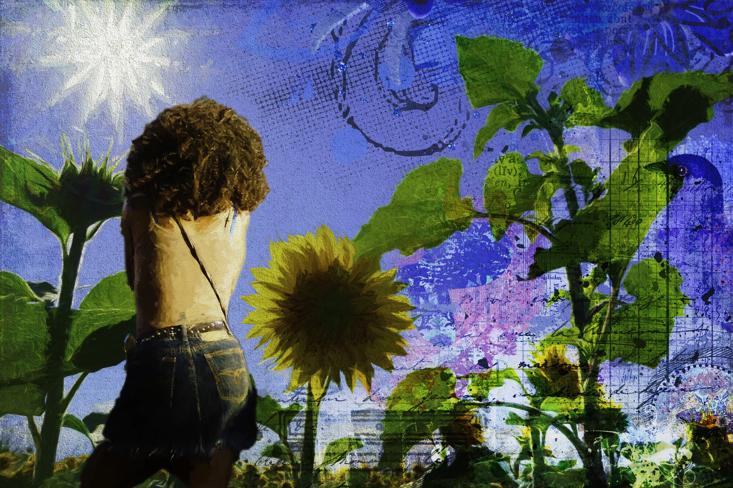 Sunflower girl
