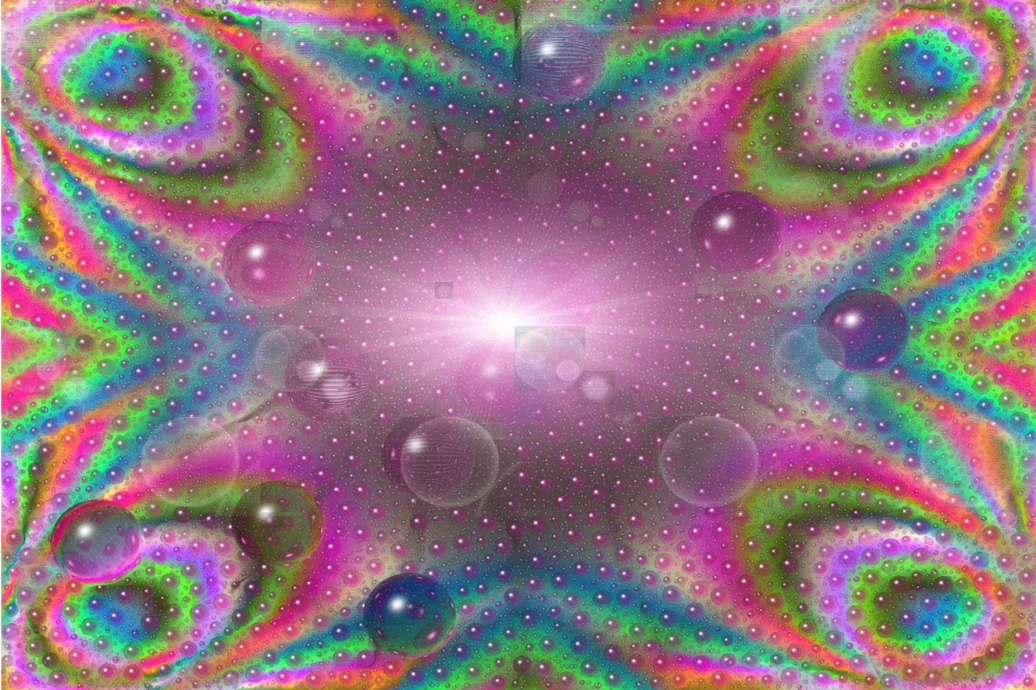 symmetrical mirrored fractal media