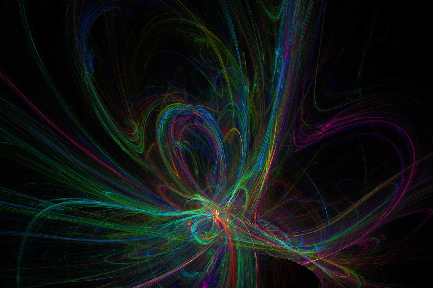 black green sci-fi digital painting