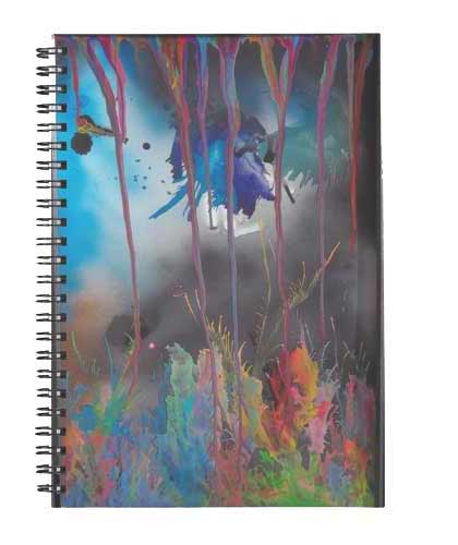 Abstract Spiral Notebooks