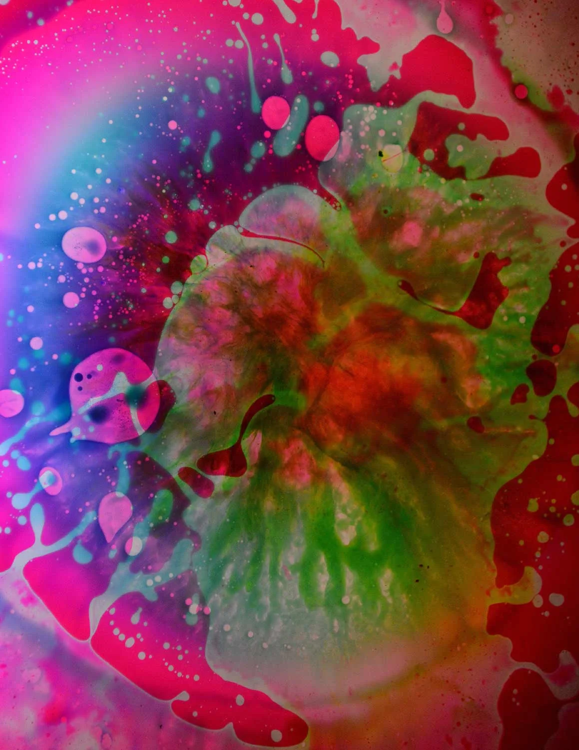 60's Inspired Psychedelic Liquid Light Projections & Fluid Based Artwork