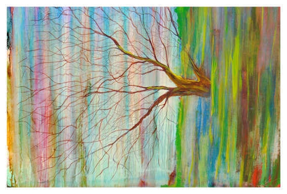 Abstract Tree Card
