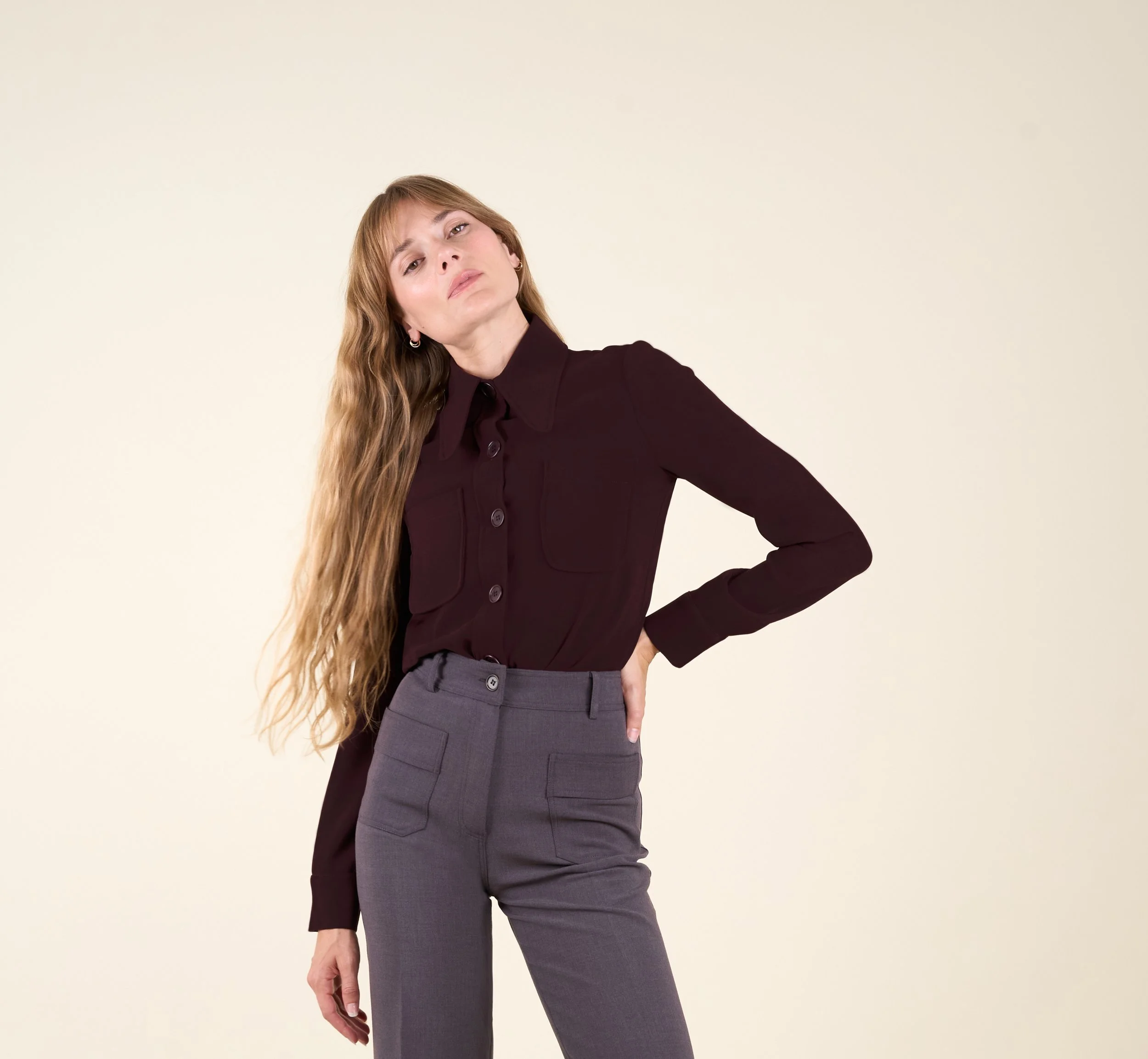 Chemise  Chloe Wine .jpg