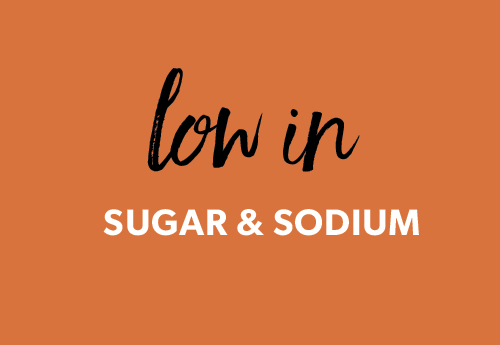 low sugar low sodium