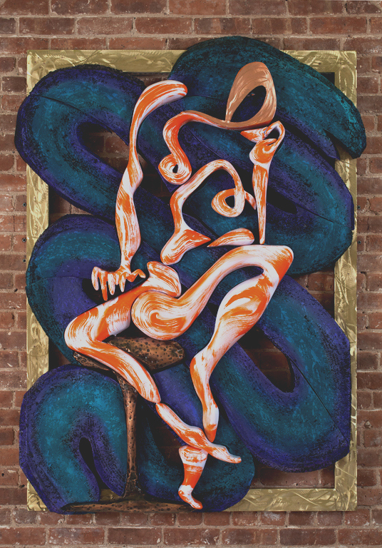  2013 60x48 Inches Oil on canvas over sculpted foam Bronze frame