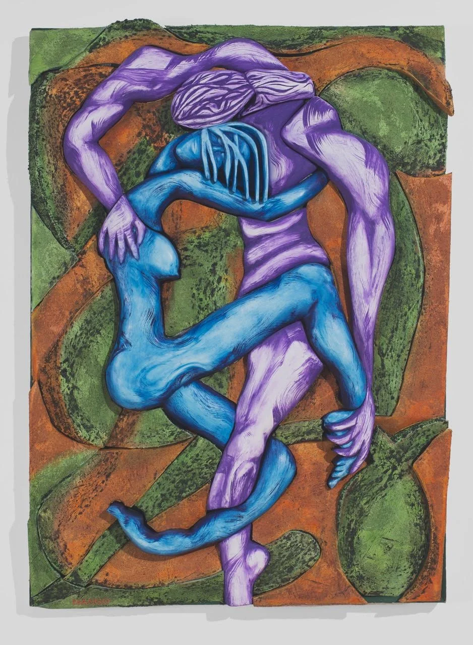 2012 60 x 43 x 5 Inches Oil on Canvas Over Sculpted Foam