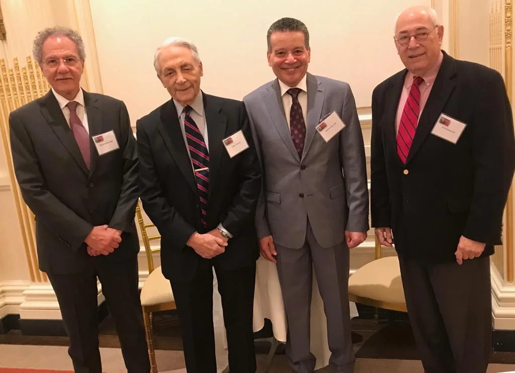 From Left to Right: Prof Enrico Archer, Prof Frank Veith, Prof Sherif Sultan and Prof Gerry Goldstone