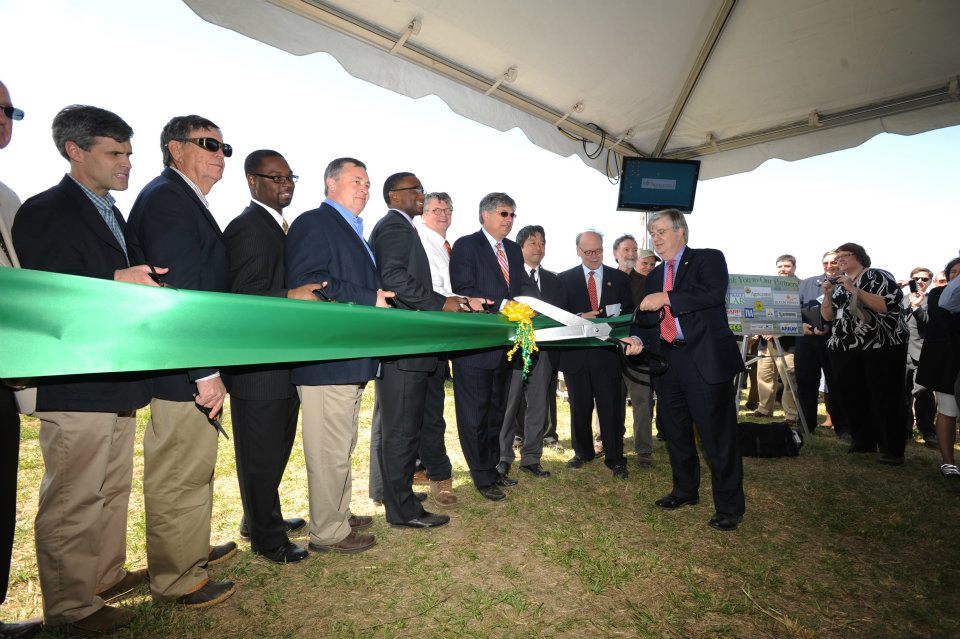Photo from the April 10, 2012 ribbon cutting. 