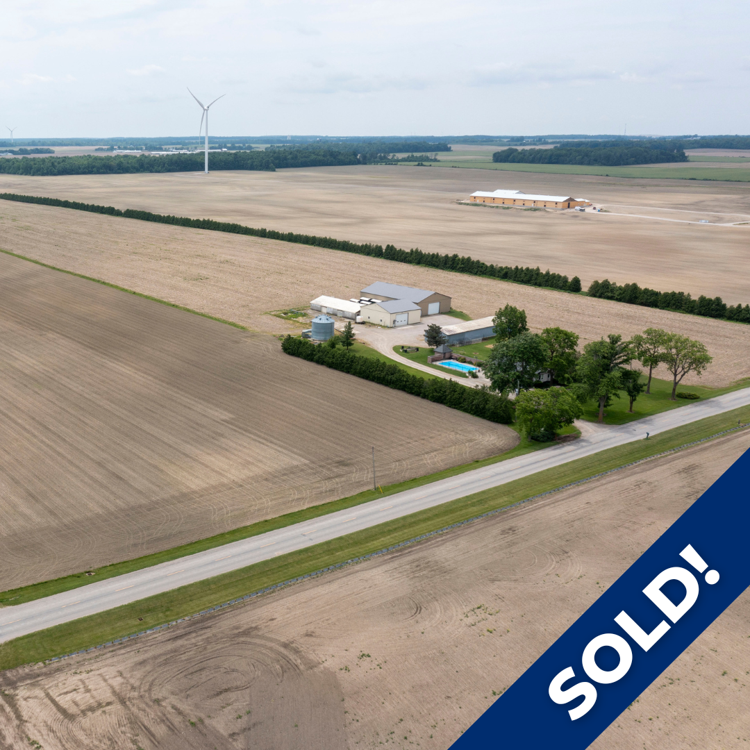 ARKONA: 102 Acres, 3 BD Home, Outbuildings