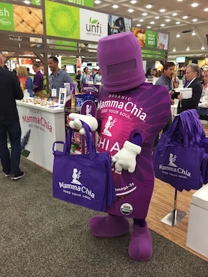 THANKS TO OUR NEW FRIENDS AT MAMMA CHIA FOR THE LAUGHS. WE LOVED THE MASCOT!