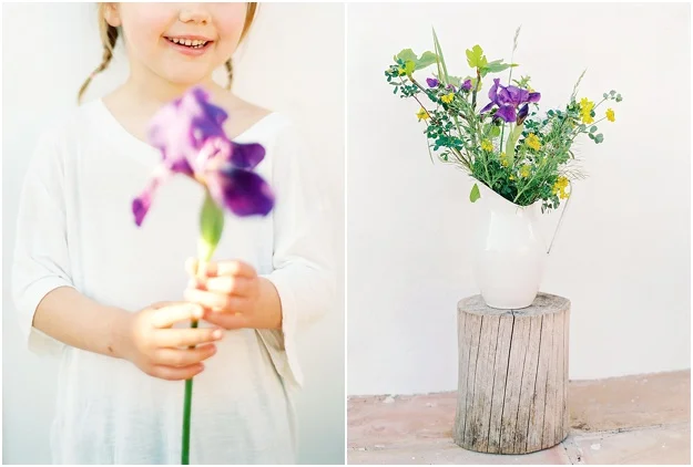 organic wild floral design