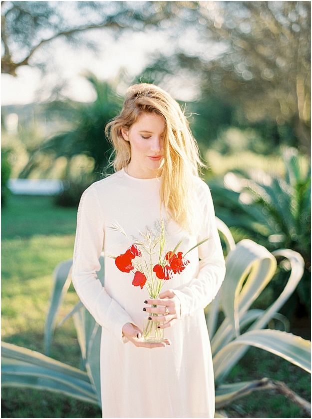Wedding poppy flowers Ibiza