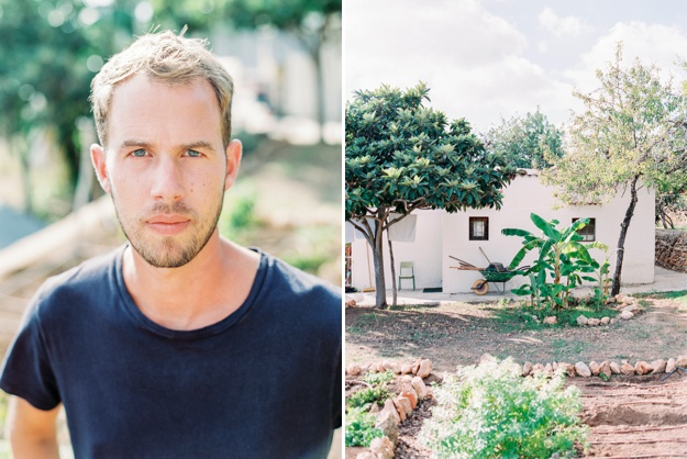 jurjen in his Ibiza garden