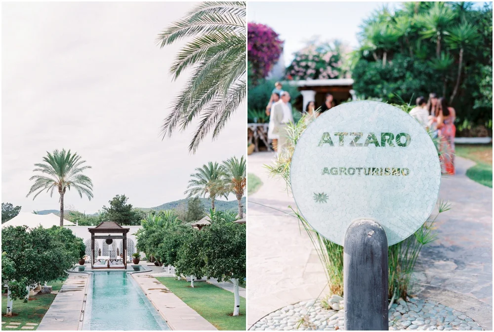 Elegant outdoor jewish wedding Ibiza