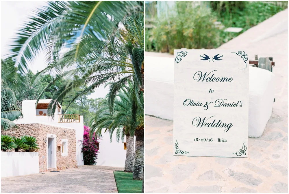 Elegant outdoor jewish wedding Ibiza