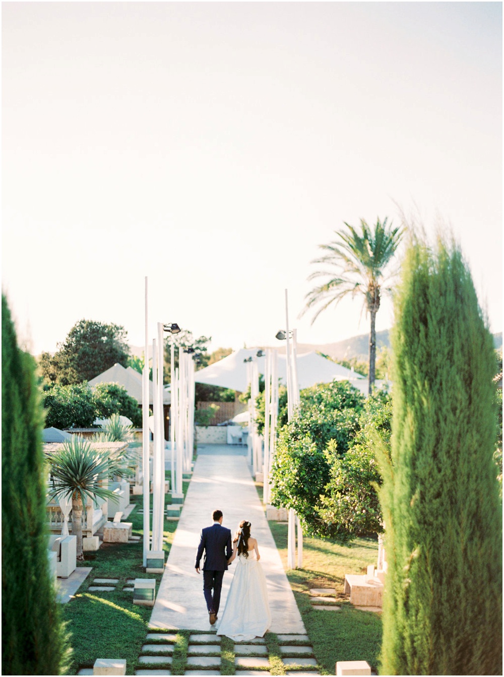 Elegant outdoor jewish wedding Ibiza