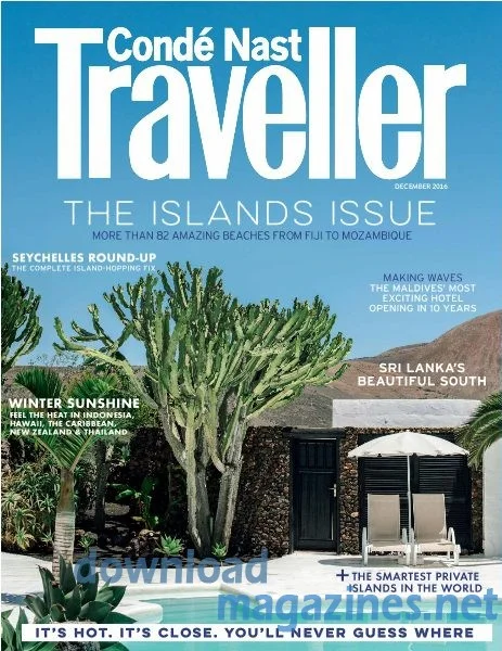 Conde Nast Traveller December Issue UK