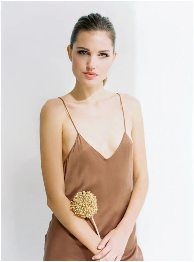 Beautiful bridesmaid silk dress Ibiza