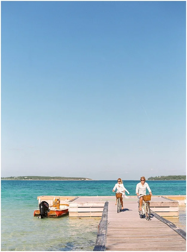 Harbour Island engagement session wedding bahamas