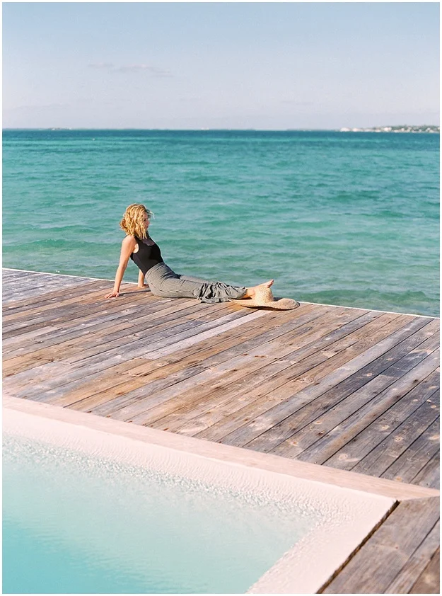 Harbour Island Fashion Marysia Swimwear poolside
