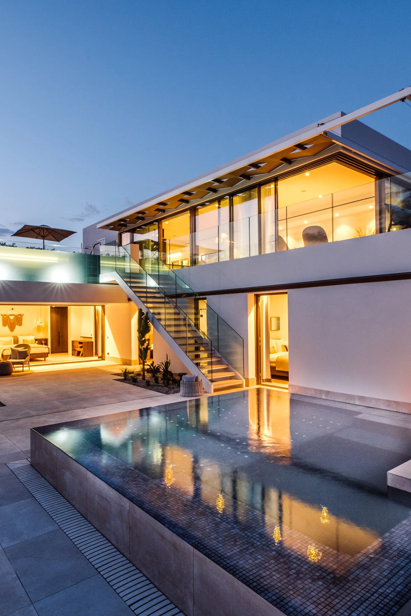 Private residencies at the 7 Pines Hotel in Ibiza
