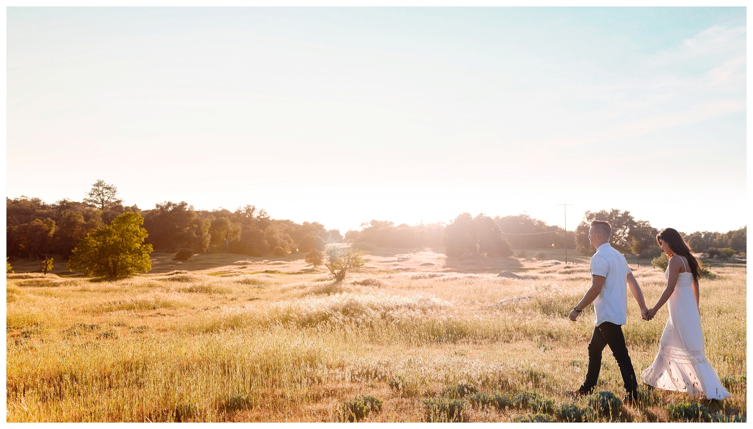 Be Still Photography | Julian Engagement Portraits | Field | Golden Hour