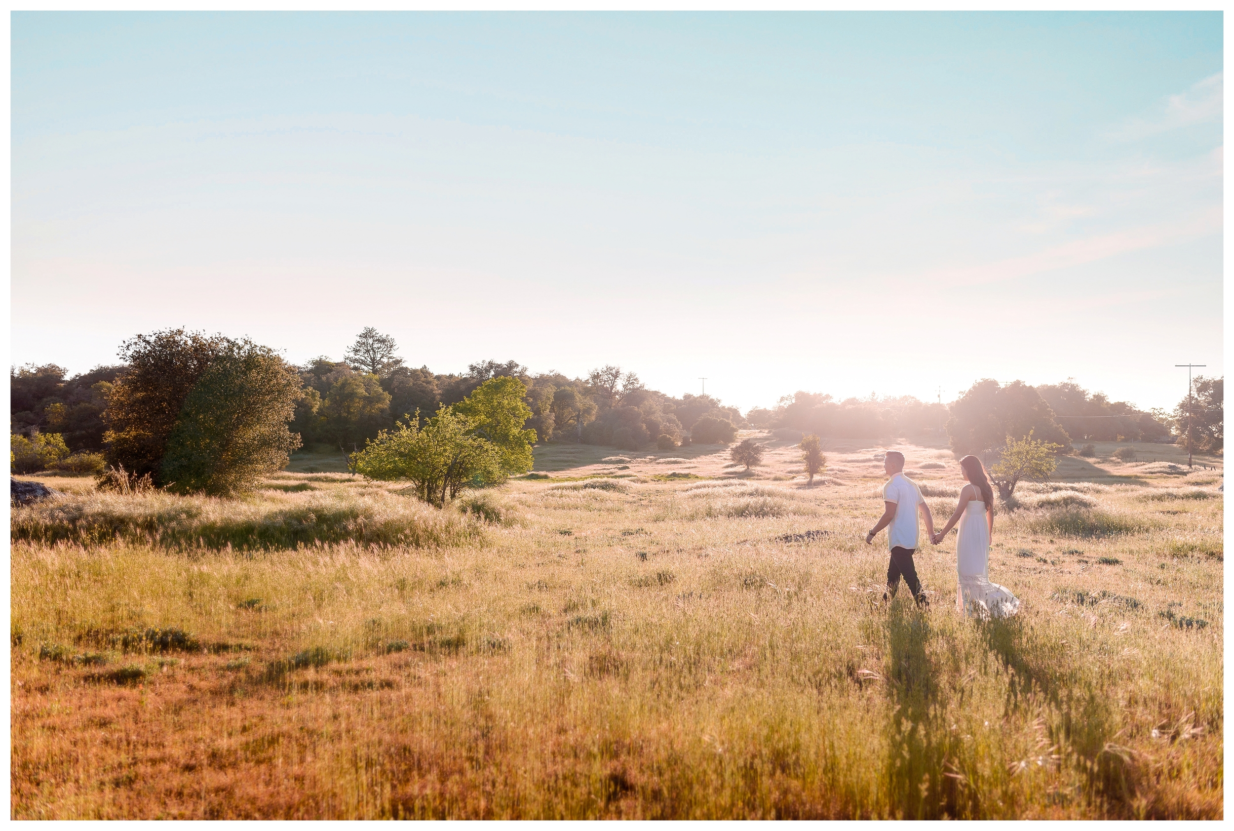 Be Still Photography | Julian Engagement Portraits | Field | Golden Hour