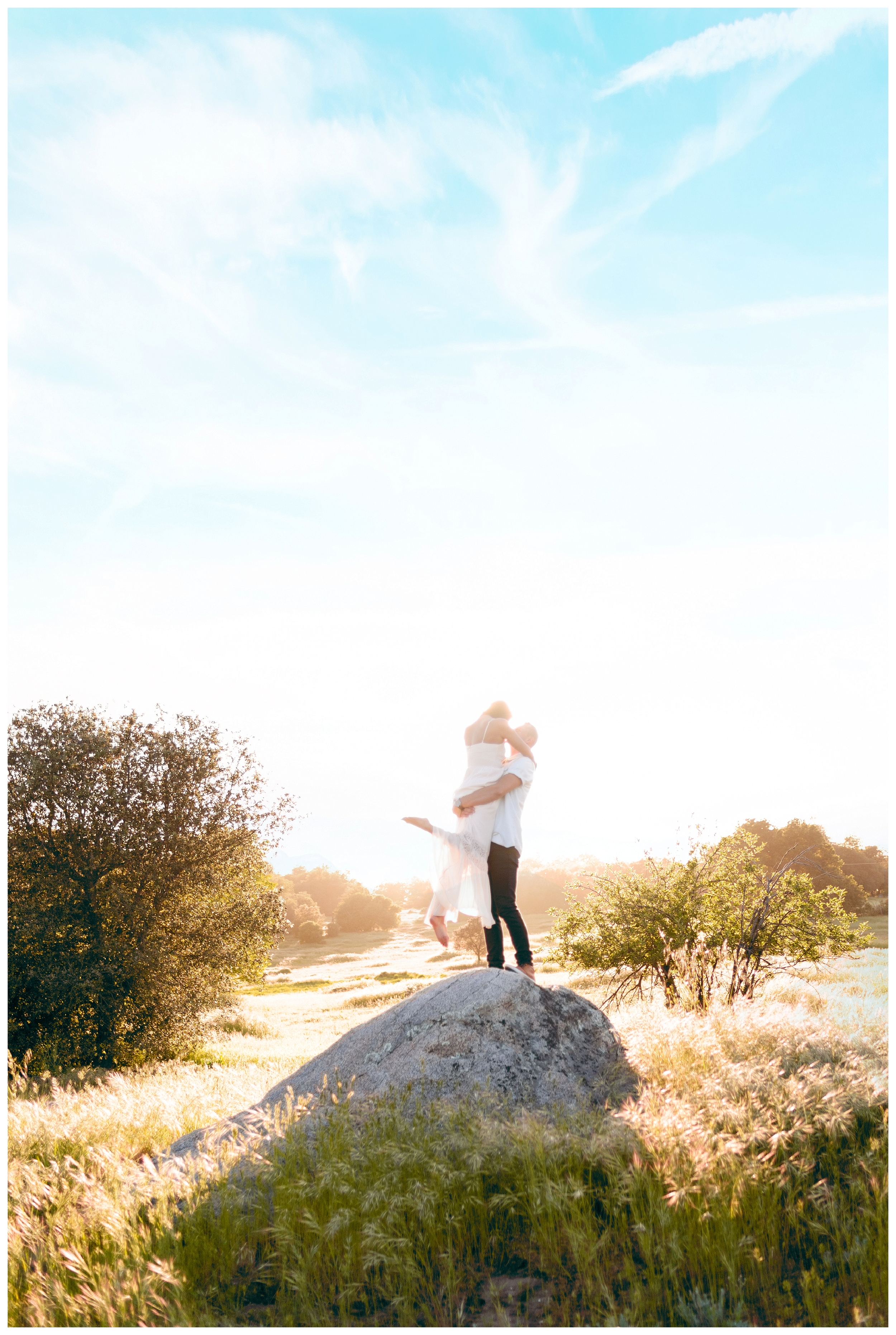 Be Still Photography | Julian Engagement Portraits | Field | Golden Hour