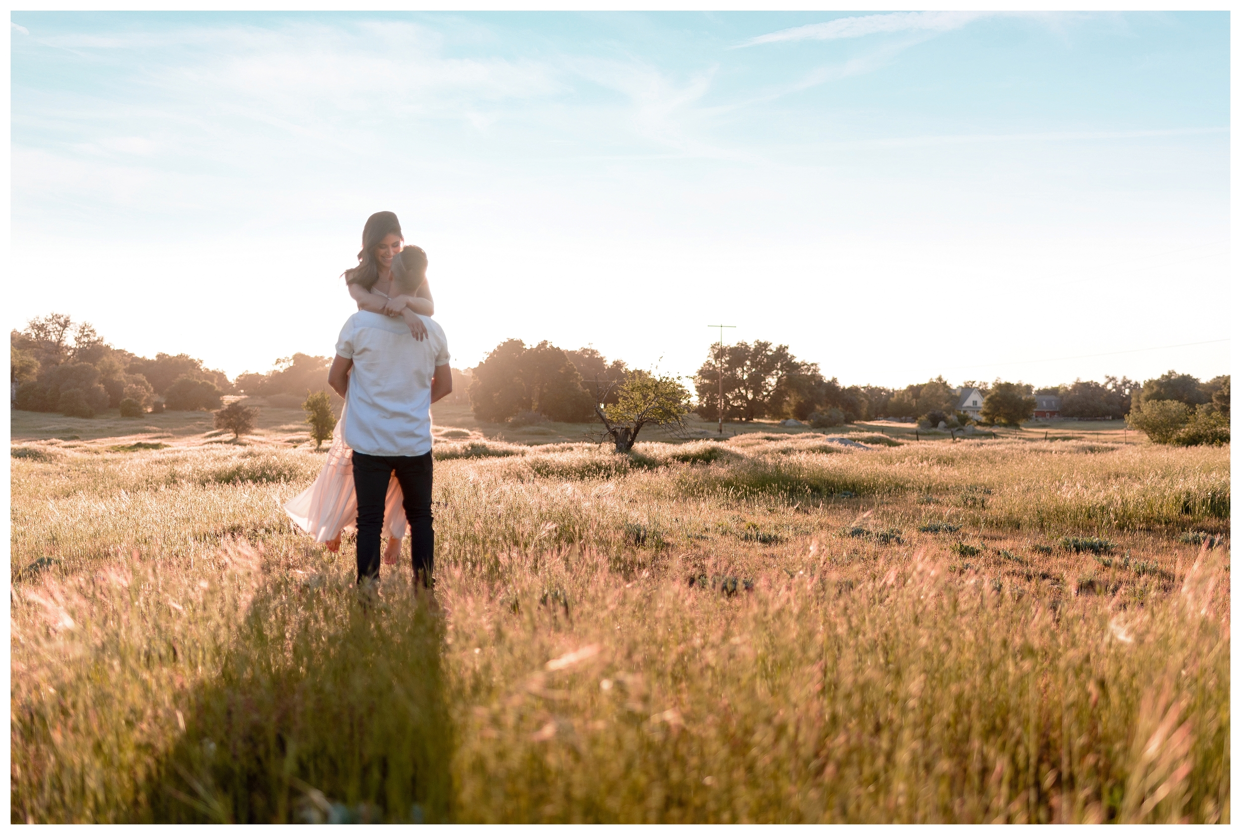 Be Still Photography | Julian Engagement Portraits | Field | Golden Hour