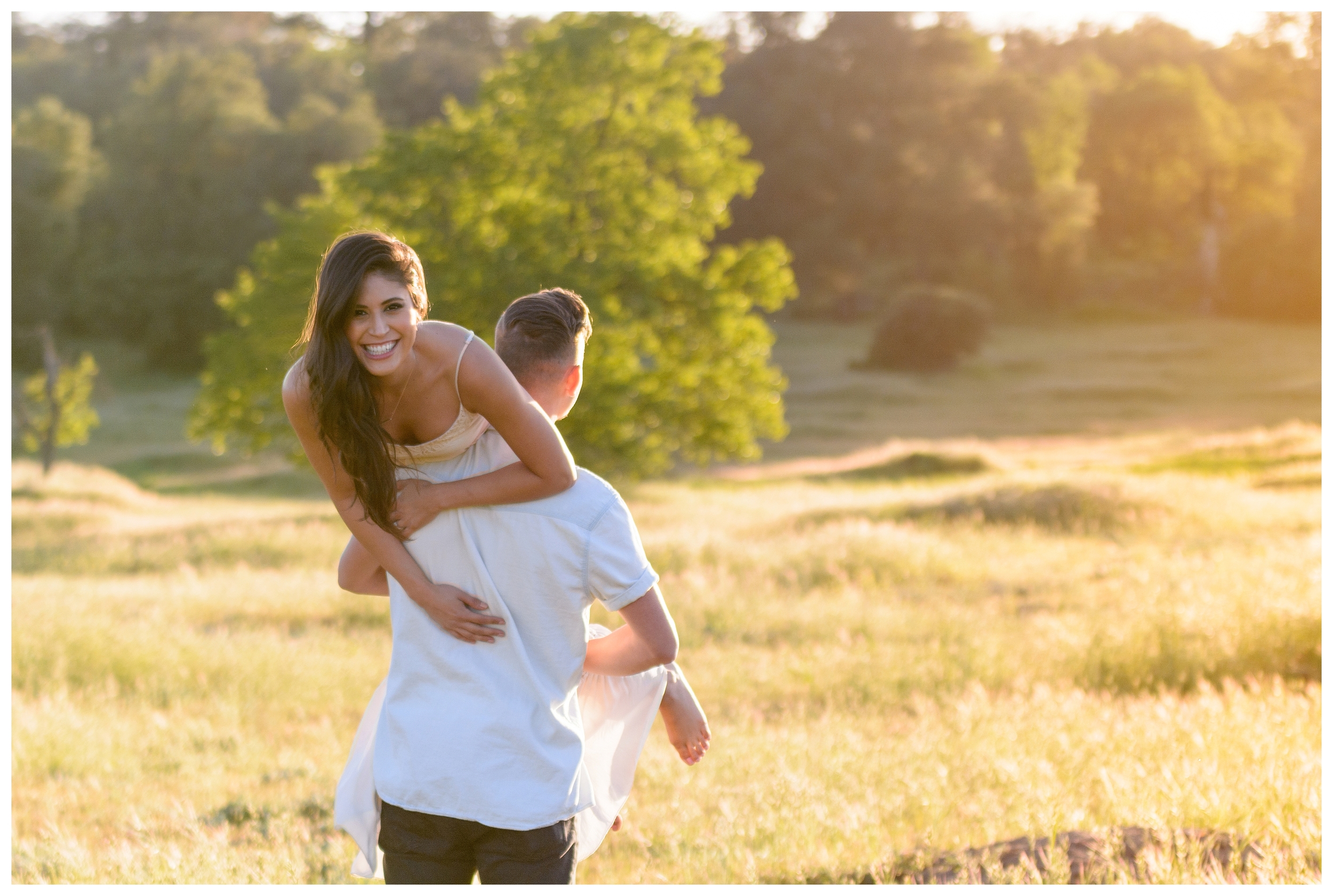 Be Still Photography | Julian Engagement Portraits | Field | Golden Hour