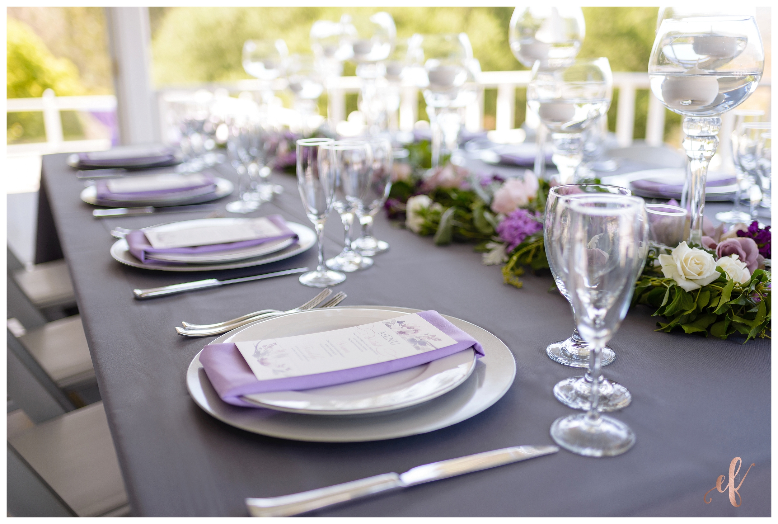 San Diego Wedding Photographer | Lila Canyon Estate | Ernie & Fiona Photography | Table Setting